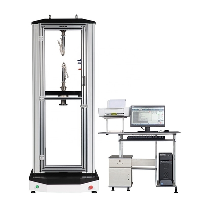 Materiale elettronico di allungamento della macchina di prova di trazione dell'attrezzatura di laboratorio con i grandi dispositivi del morsetto della chiave